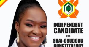 2024 polls: Gifty Hammond runs as independent parliamentary to save Shai-Osudoku
