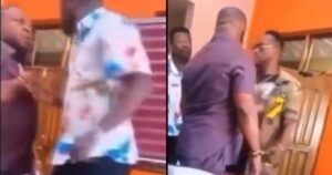 Asamoah Gyan trends as he nearly slaps Sammy Awuku's brother in leaked video