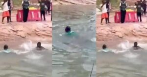 NDC protesters swim in abandoned National Cathedral-turned swimming pool (video)