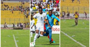 Video: Angry fans vandalise Baba Yara Stadium after Black Stars’ defeat to Angola