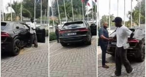 Video: Thomas Partey arrives in Black Stars camp in Audi RS Q8 worth Ghc2 million